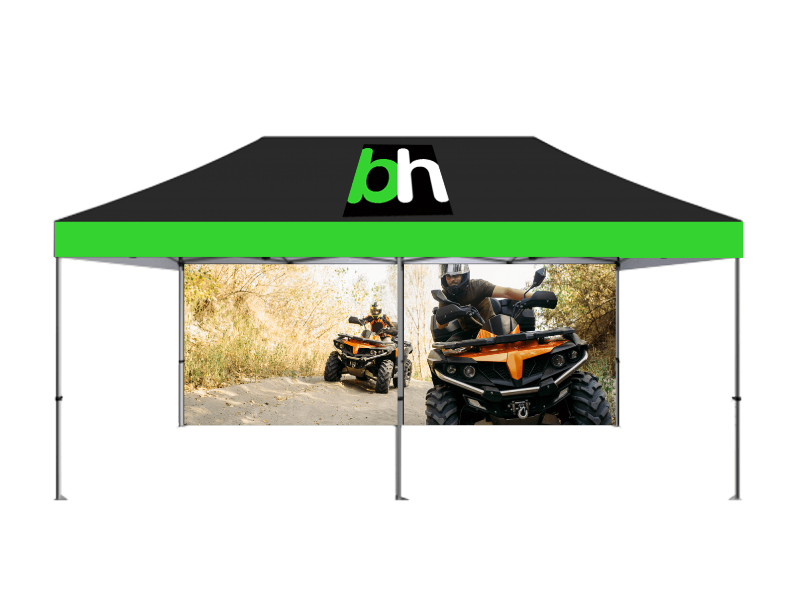 Boothhound tent backwall display